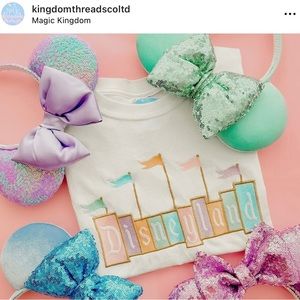 Disneyland embroidered sweatshirt by Kingdom Threads